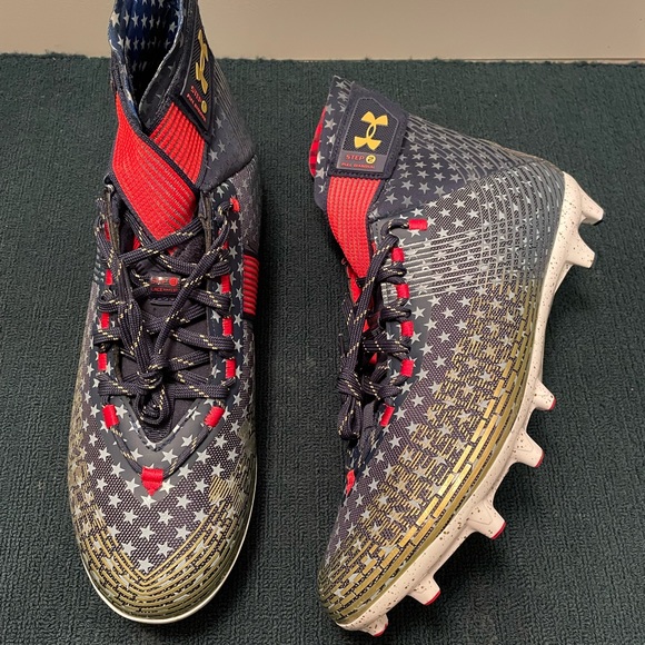 Under Armour Highlight MC LE “USA” Football Cleats Size 12